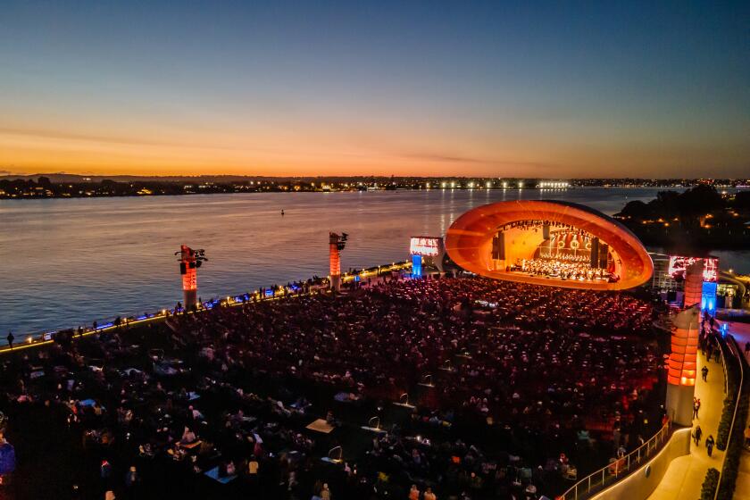 The Rady Shell at Jacobs Park opened on San Diego's waterfront in August, 2021. The Shell is operated by the San Diego Symphony, which will play a summer season with various classical and pop guest performers. Photography courtesy of San Diego Symphony.