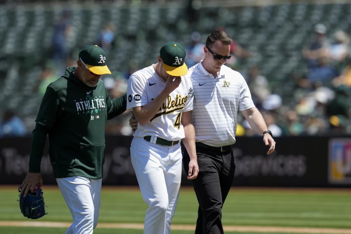 Oakland Athletics Young Pitcher Dealing with Elbow Concerns - Fastball