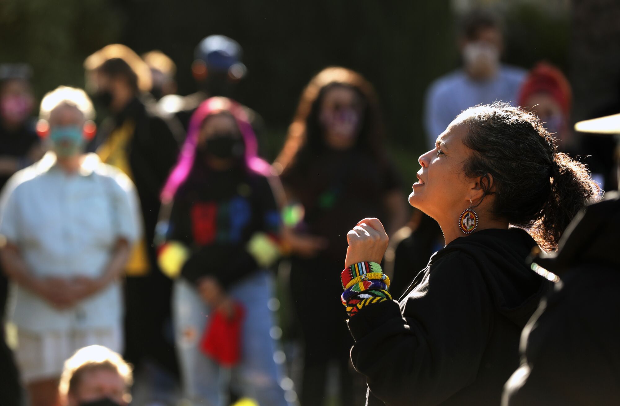 Melina Abdullah, co-founder of the Los Angeles chapter of Black Lives Matter.