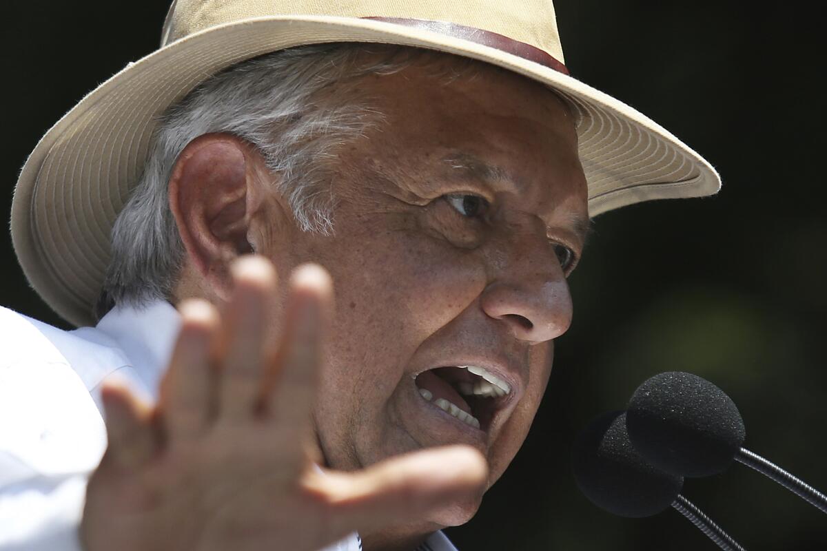 Archivo. El candidato presidencial Andrés Manuel López Obrador, del partido MORENA