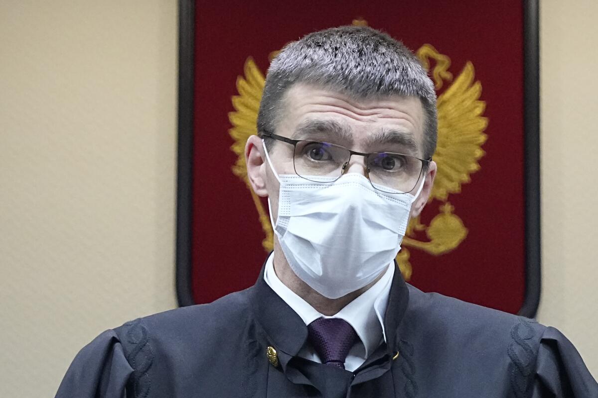 Russian Supreme Court Judge Oleg Nefedov