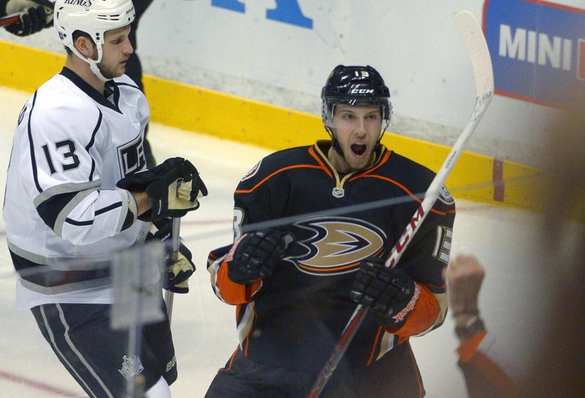 Ducks center Nick Bonino could be poised for a breakout season with the team.