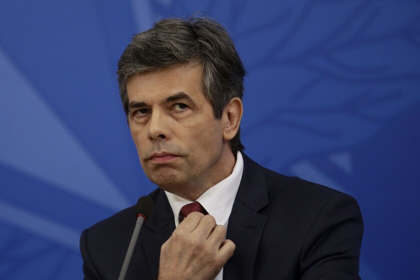 Brazil's Health Minister Nelson Teich