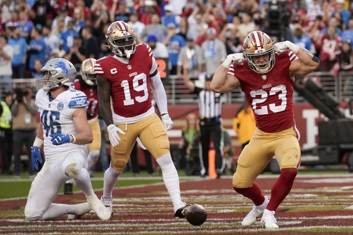 NFC Championship Game highlights: 49ers come back to beat Lions 34-31,  reach Super Bowl