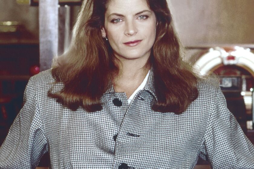Kirstie Alley poses for a portrait in October 1983 in Los Angeles, California. 