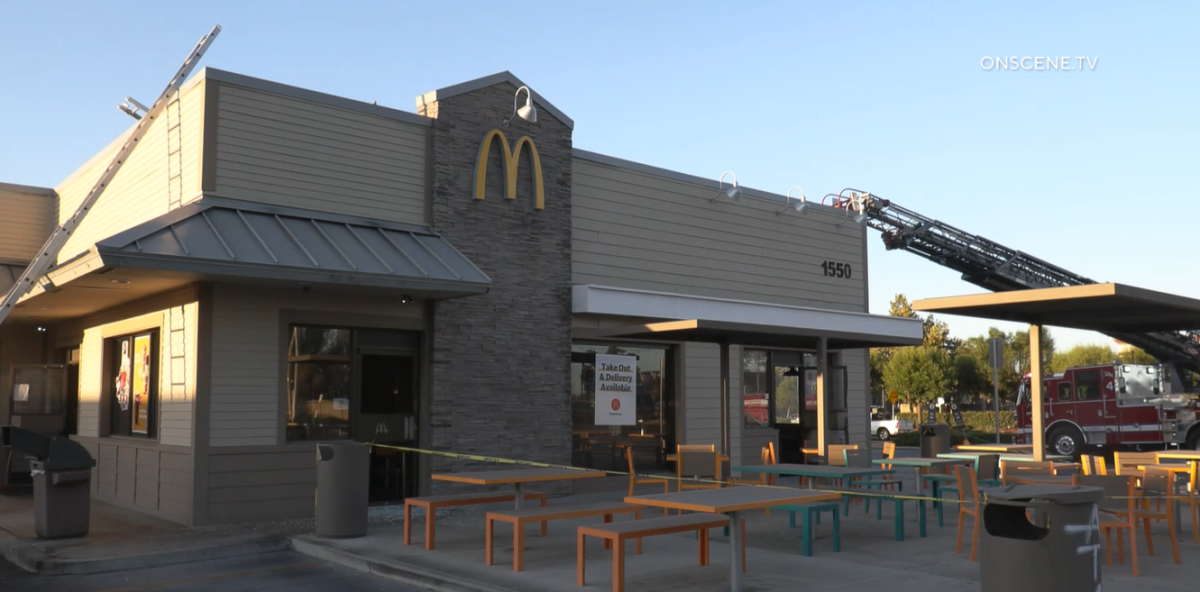A fire caused extensive smoke damage at a McDonald's restaurant in Ramona early Wednesday.