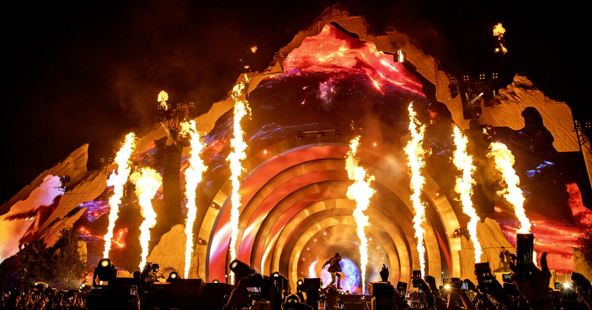Travis Scot Ritual Concert Astroworld's Travis Scott: A history of chaos at concerts - Los Angeles ...