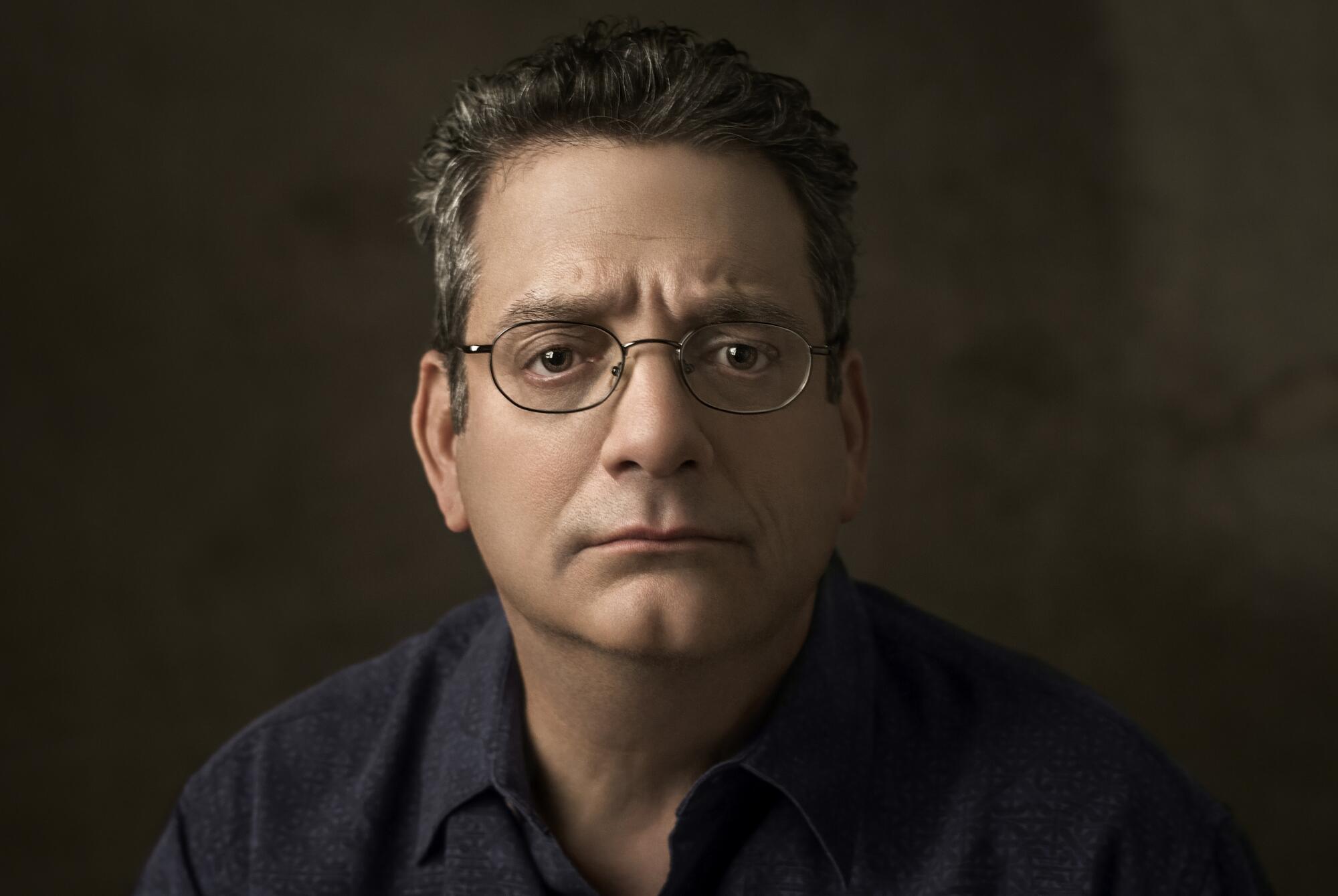 A portrait of comedian Andy Kindler