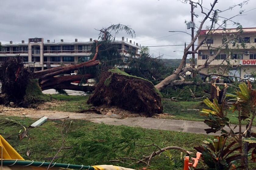 Residents of Saipan are without water and electricity and are rationing gasoline, four days after Typhoon Soudelor hit the most populated island in the U.S. territory of the Northern Marianas on Sunday.