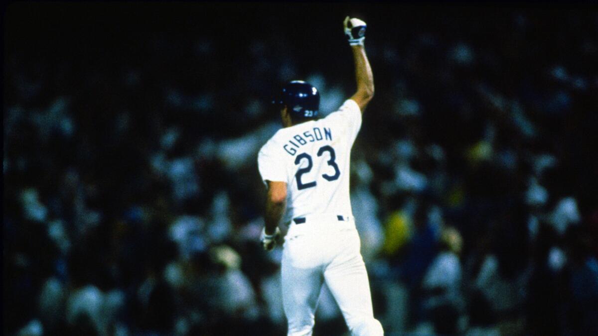 Greatest moments in Dodger history No. 1: Kirk Gibson's World