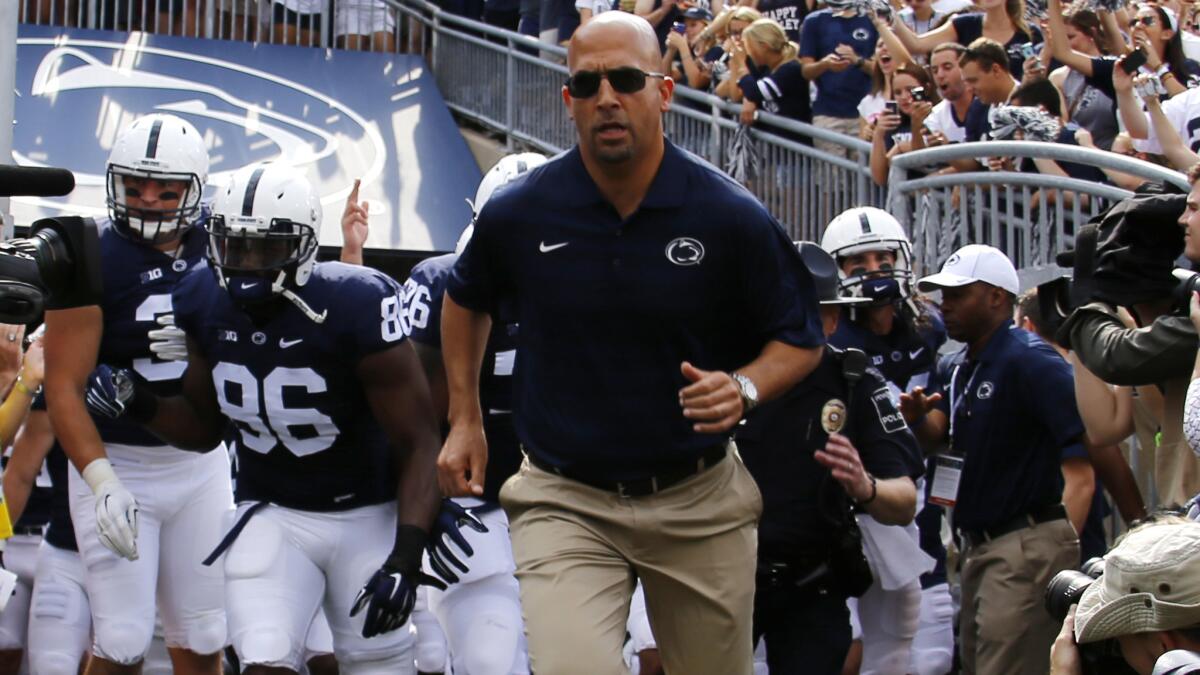 Penn State's James Franklin followed a coaching path similar to USC's Clay Helton.