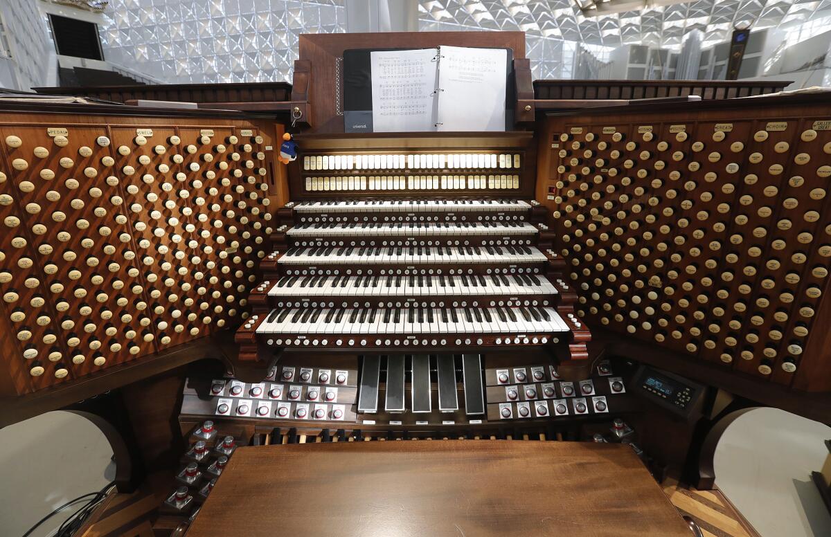 The newly restored Hazel Wright Organ at the Christ Cathedral in Garden Grove.