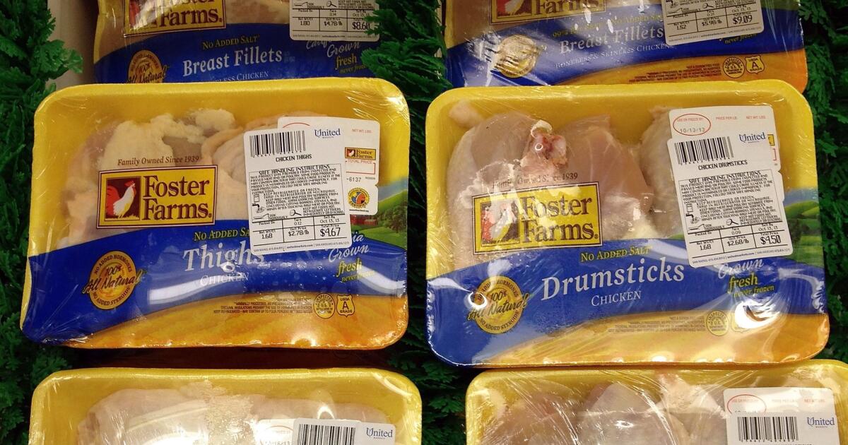 Foster Farms says it has significantly reduced salmonella rates on its chickens.