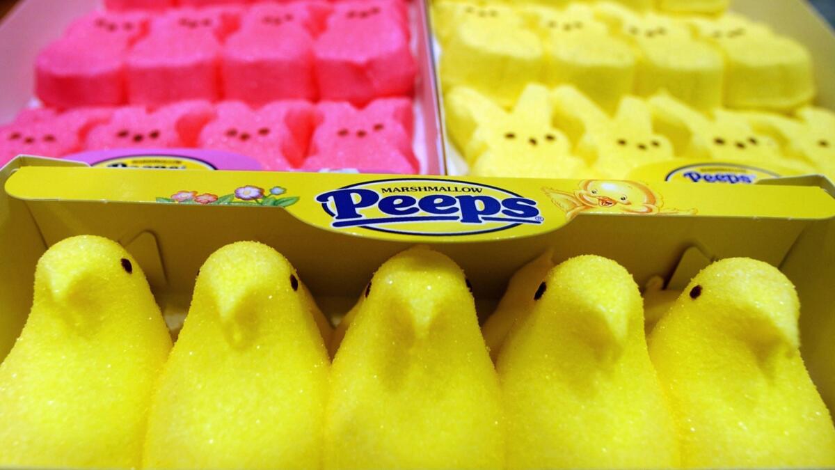 Marshmallow Peeps come from the Just Born factory in Bethlehem, Pa.