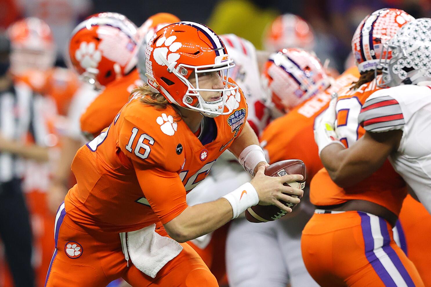 Trevor Lawrence beats the rest of the 2021 QB class to a playoff win