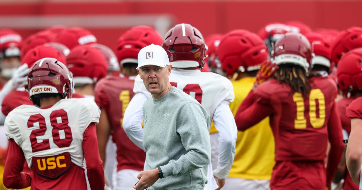 Le football de l’USC se concentre sur les bonnes nouvelles lors des entraînements de printemps