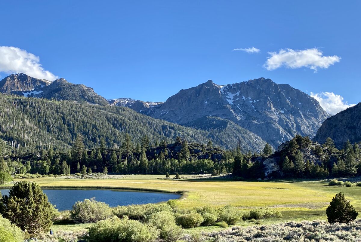 Gull Lake in the Eastern Sierra.