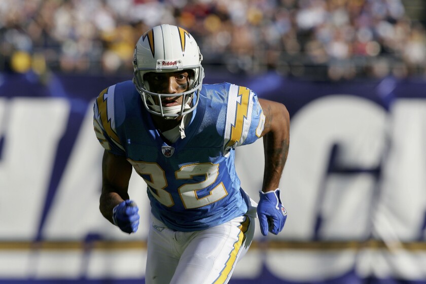 San Diego Chargers wide receiver Reche Caldwell in 2005.