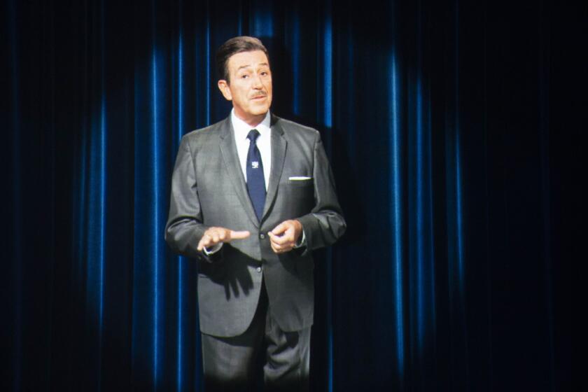 Disney MagicStage, where a vision of Walt Disney himself stands life-sized and shares an inspiring message about innovation. 