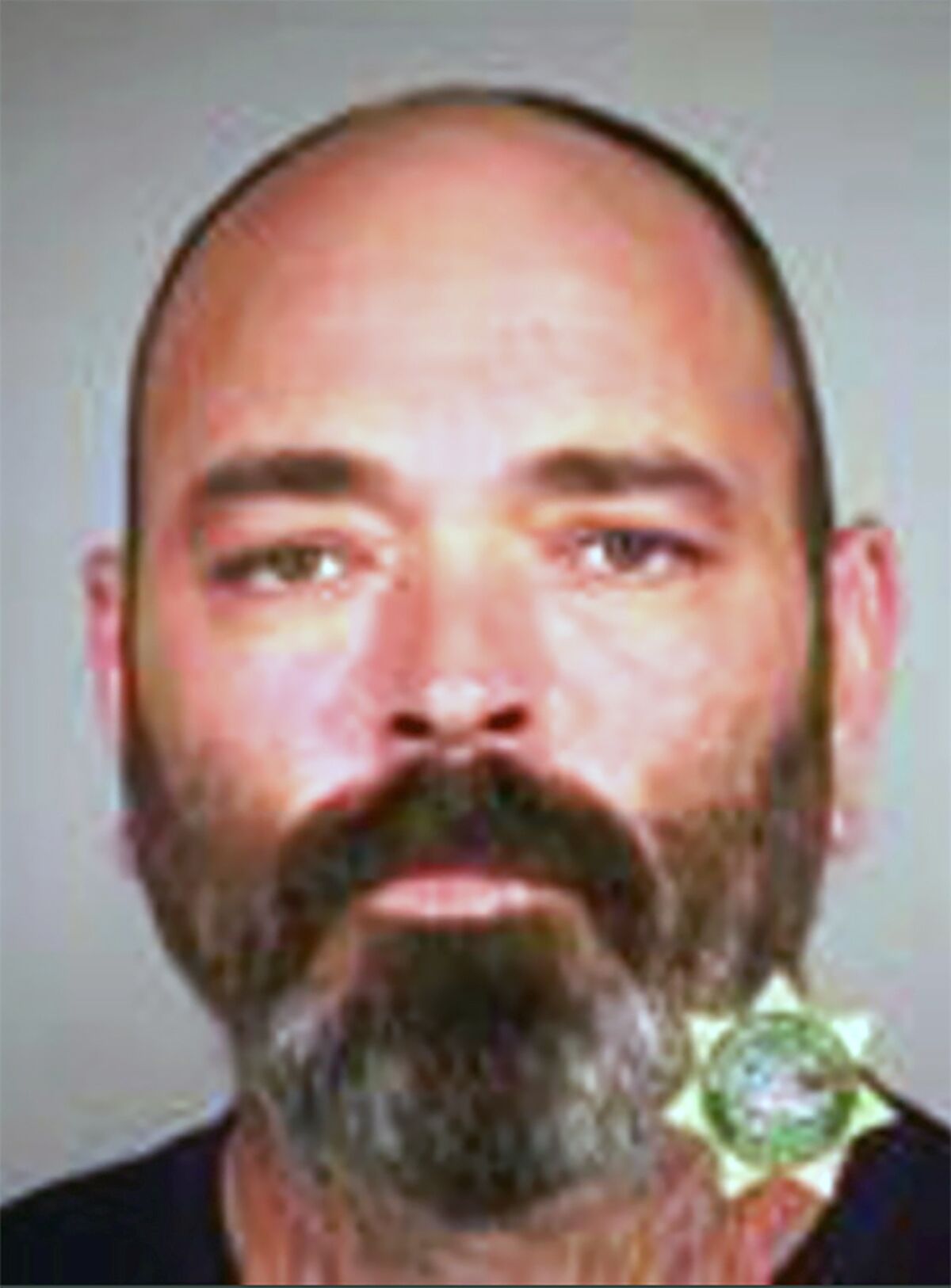 FILE - This undated booking file photo provided by the Multnomah County Sheriff's Office shows Alan James Swinney, a member of the Proud Boys right-wing group. Swinney has been sentenced to 10 years in prison for his violent actions during August 2020 protests in Portland, Oregon. (Multnomah County Sheriff's Office via AP, File)