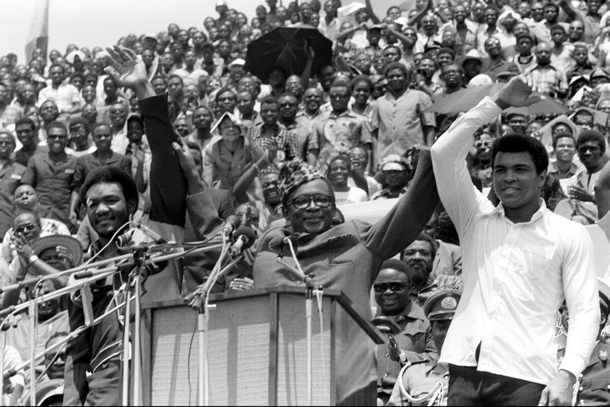 George Foreman, Mobutu, Muhammad Ali