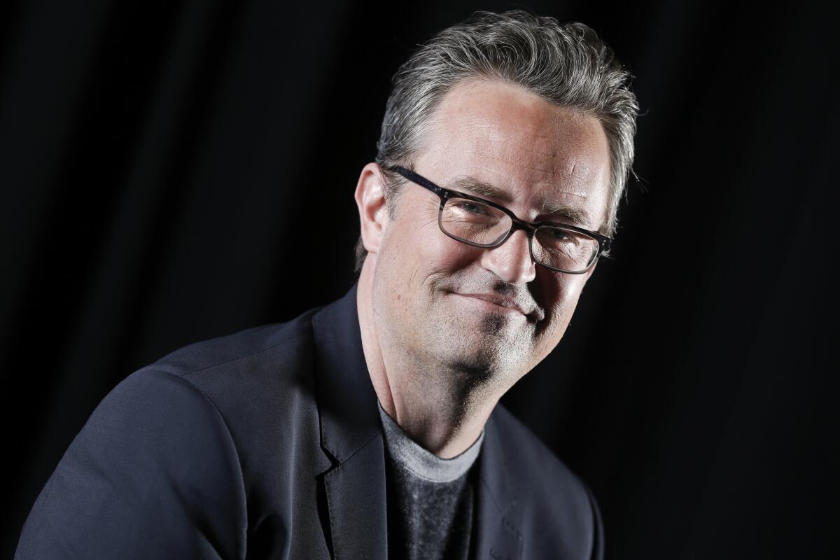 Matthew Perry poses for a portrait.
