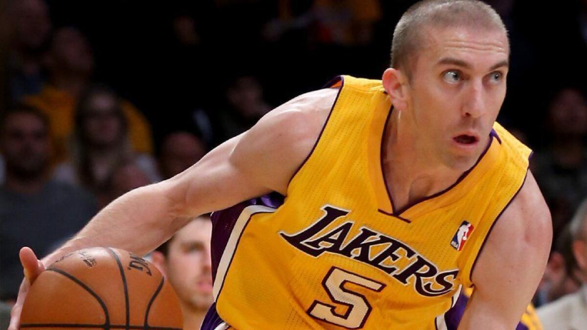 Former Lakers guard Steve Blake is seeking $1.699 million for his roughly 6,000-square-foot home in Portland, Ore.