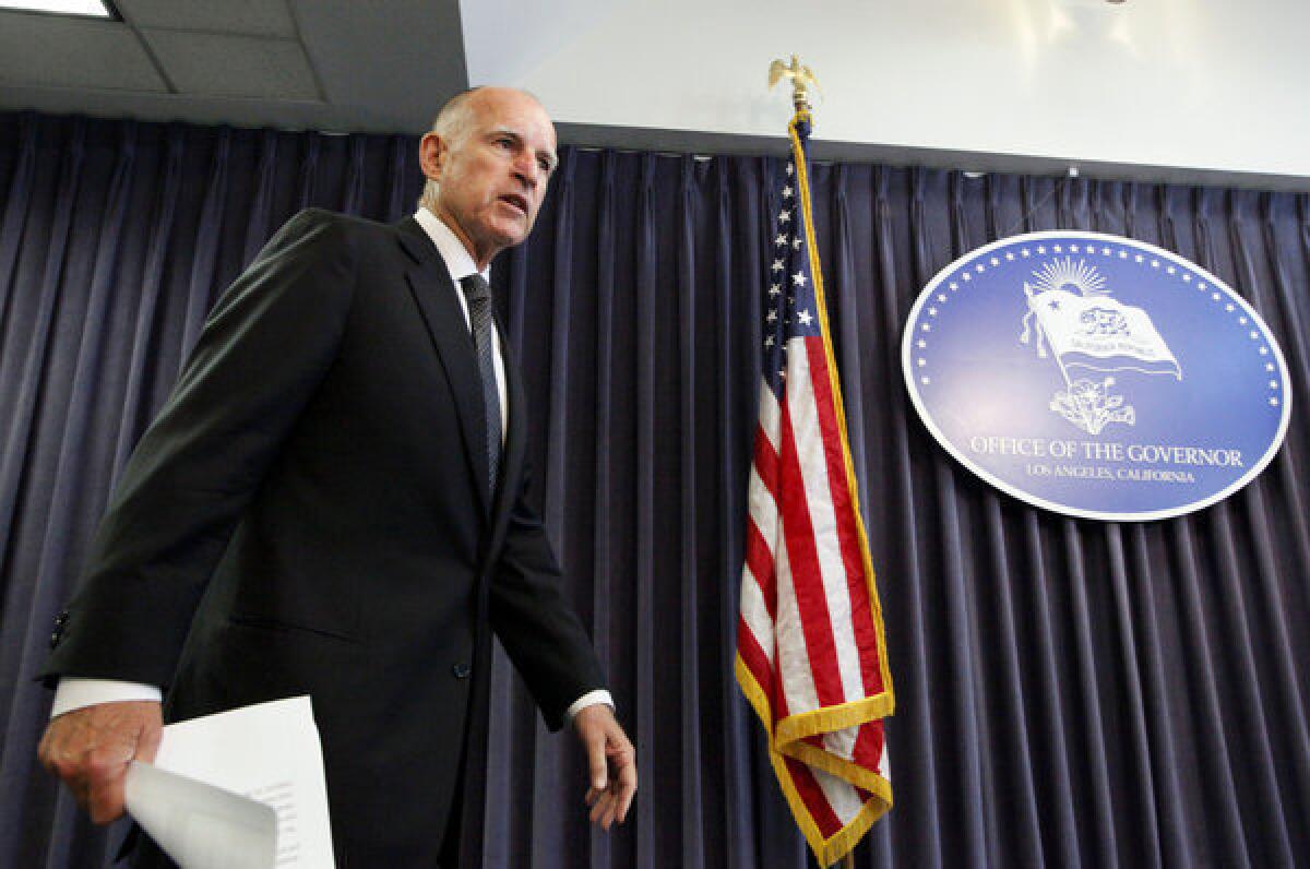Gov, Jerry Brown, pictured here last year, is fighting an order from federal judges to continue reducing California's prison population.
