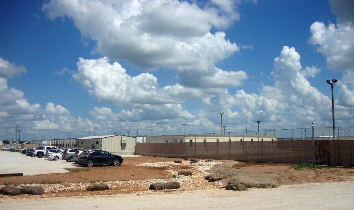 The South Texas Family Residential Center in Dilley, Texas, is one of two immigration family detention centers in the state.