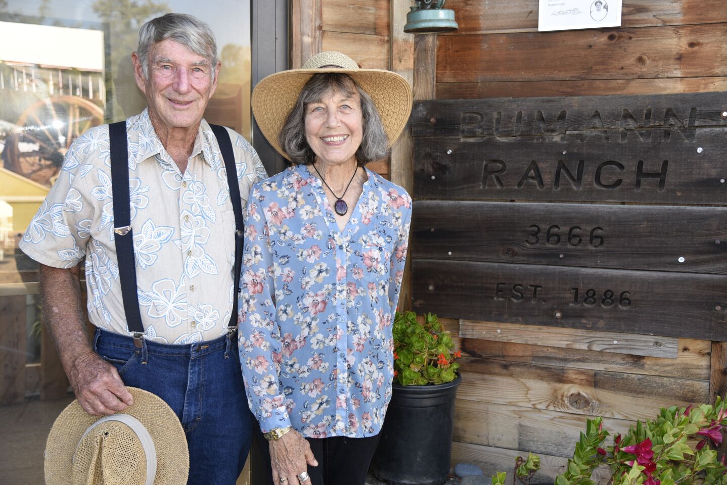 Current Bumann Ranch residents Richard and Twink Bumann