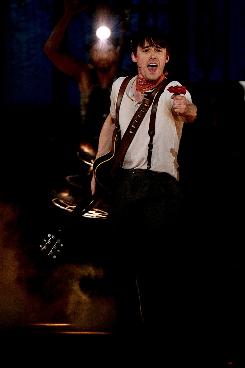 Reeve Carney performed a “Hadestown