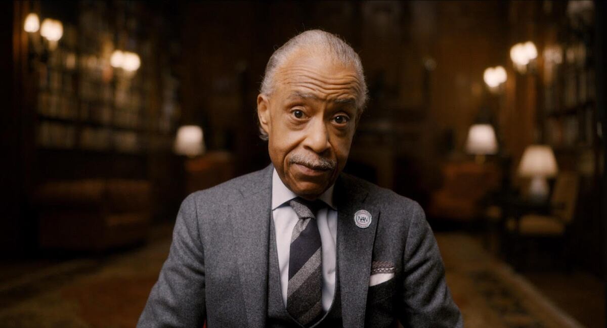 The Rev. Al Sharpton in the biographical documentary "Loudmouth."