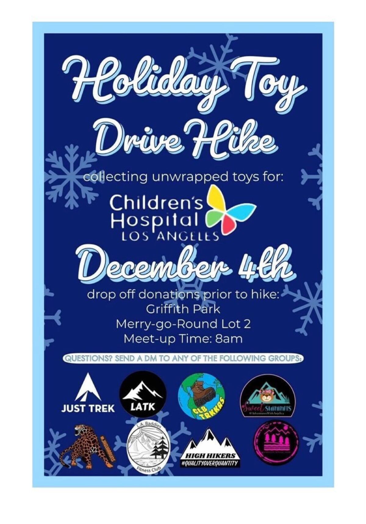 Holiday Toy drive poster