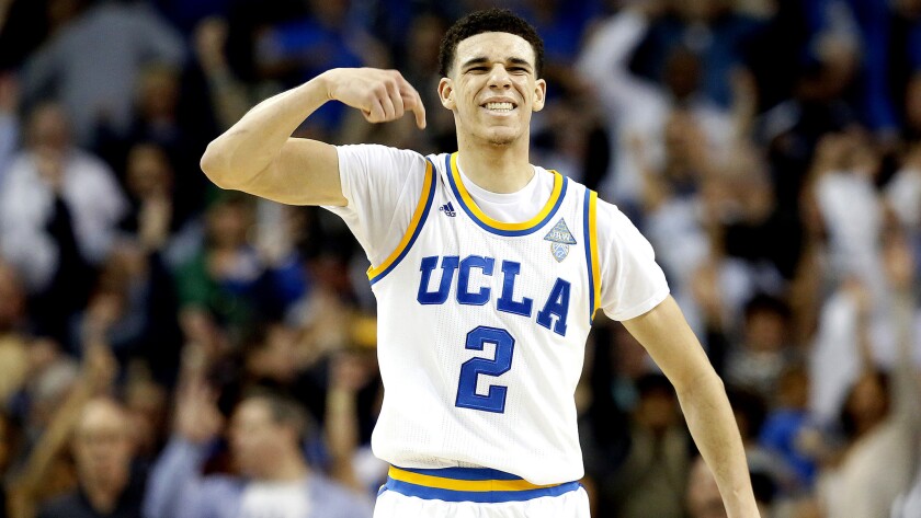 UCLA freshman guard Lonzo Ball is averaging 14.7 points per game.