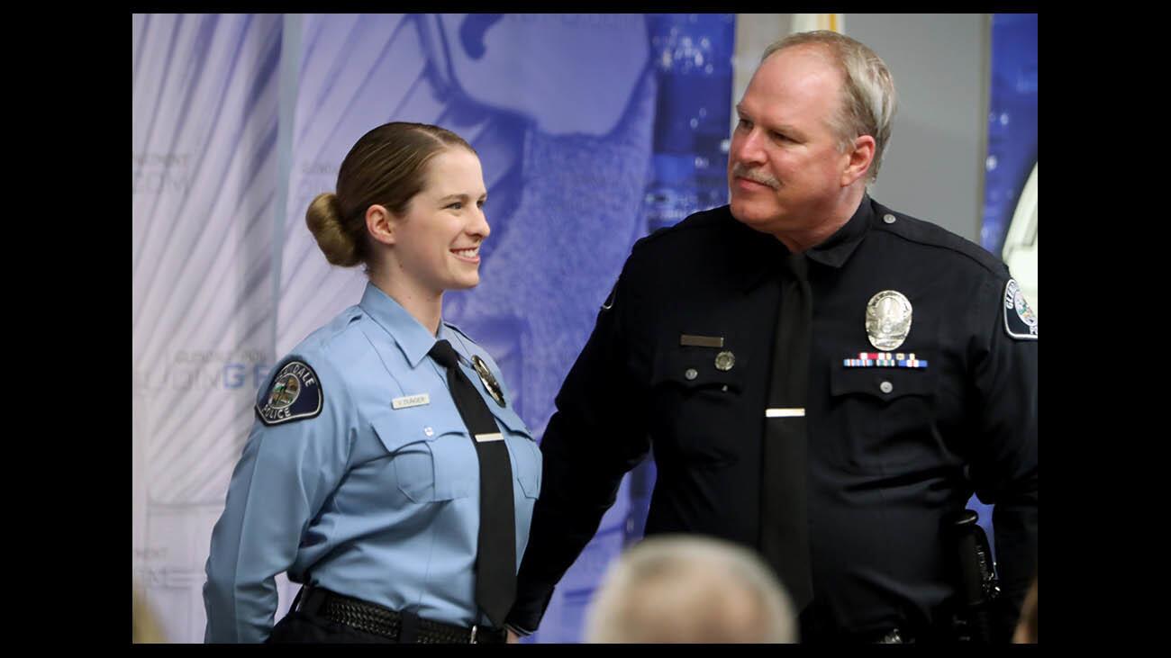 Photo Gallery: Glendale police holds swear in ceremony for new officers