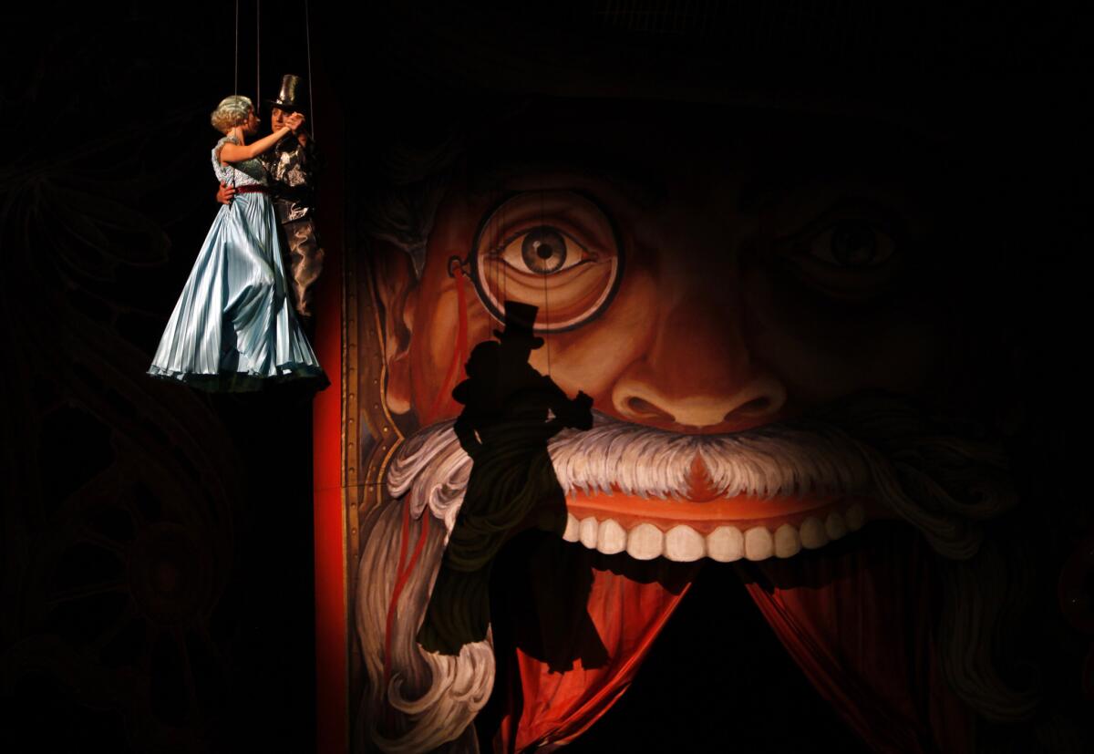 A scene from Cirque du Soleil's "Iris" at the Dolby Theatre in Hollywood. The show, which opened in 2011, will close earlier than expected in January due to poor attendance.