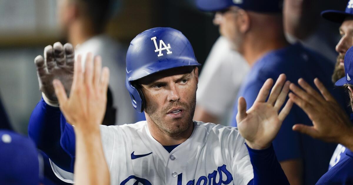 Freddie Freeman and J.D. Martinez help power Dodgers' comeback over Rangers, National Sports