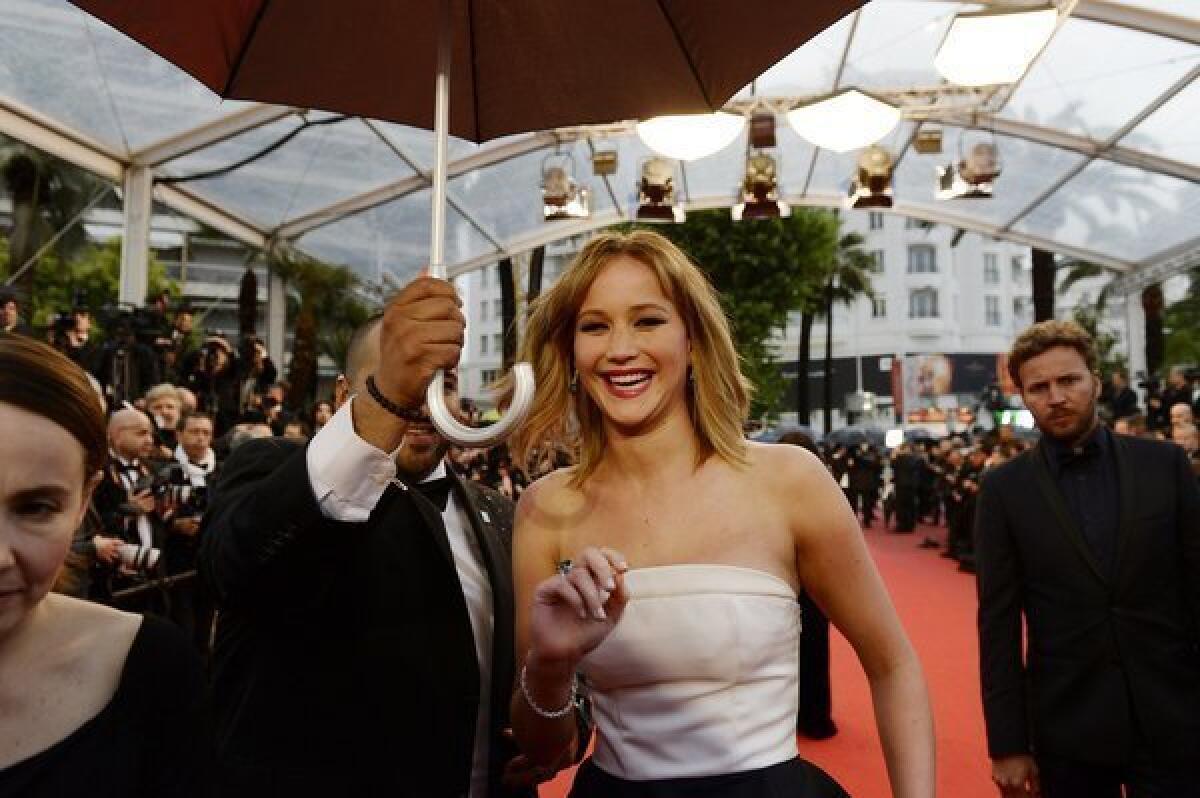 Jennifer Lawrence at Cannes.