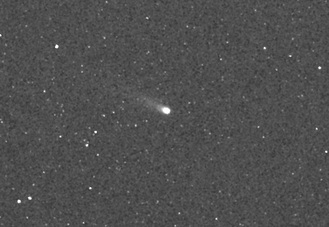 NASA's Messenger spacecraft took this image of comet ISON during its closest approach to Mercury on Nov. 20.