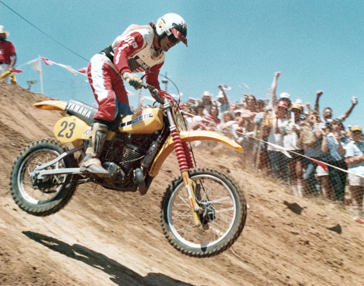 Marty Moates on his way to victory on June 22, 1980.
