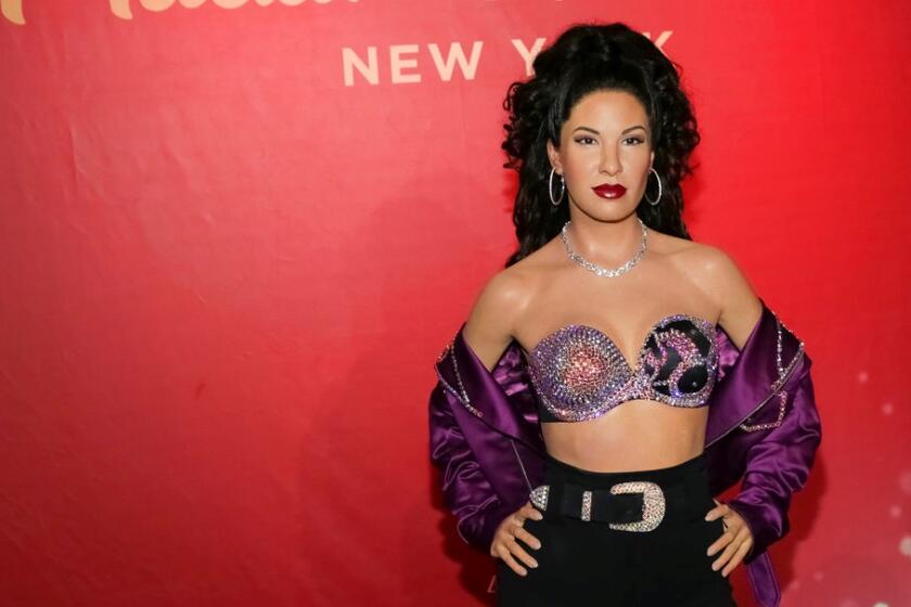 La figura de cera de Selena Quintanilla en el museo Madame Tussauds de Nueva York.