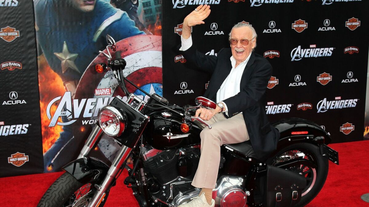 Stan Lee attends the premiere of "Marvel's The Avengers" in 2012 in Hollywood, California.