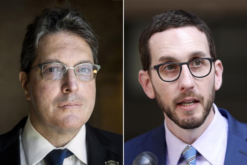 On "Gimme Shelter," Beverly Hills Mayor John Mirisch, left, will debate state Sen. Scott Wiener, right, on California's housing crisis.