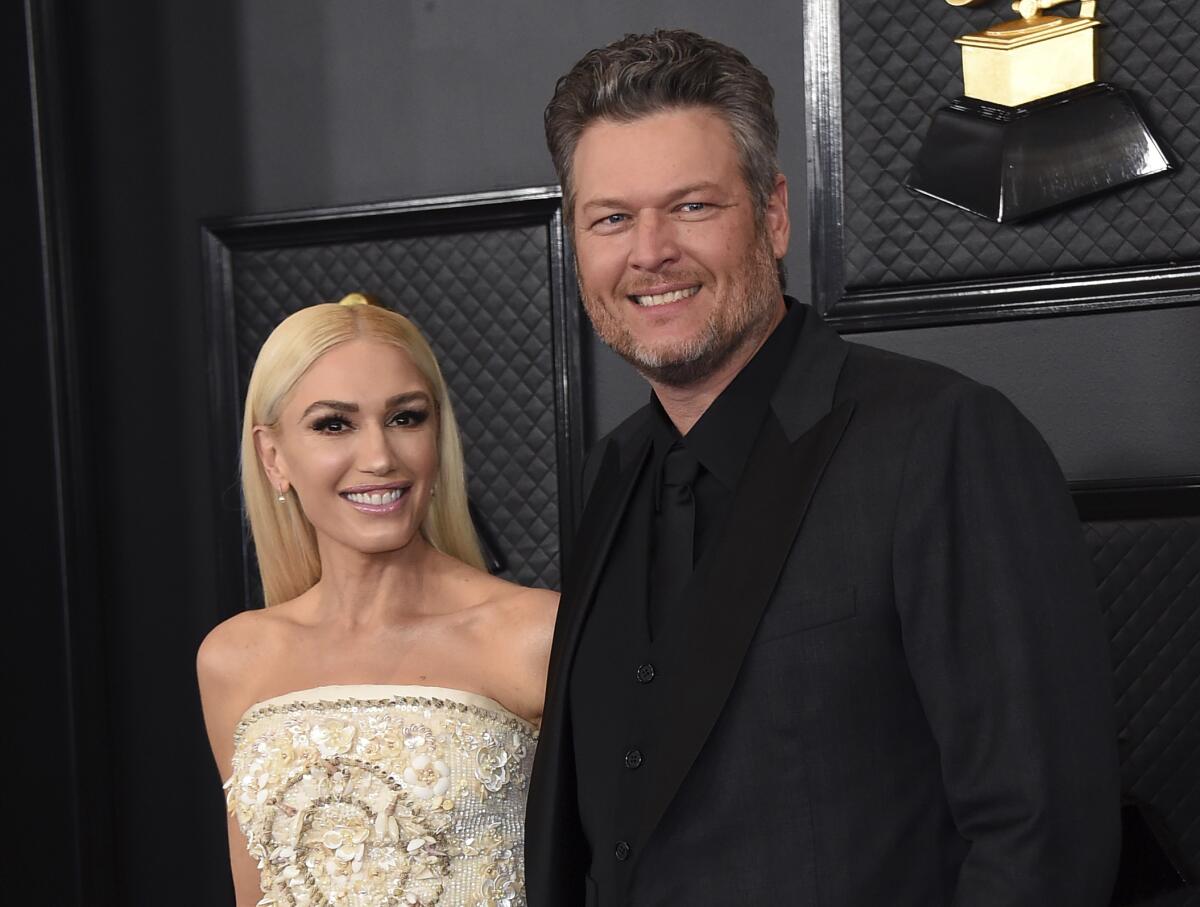 Gwen Stefani and Blake Shelton