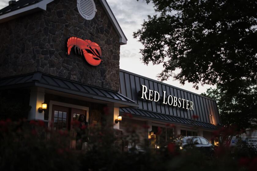 A Red Lobster restaurant in Alexandria, Virginia, US, on Friday, June 7, 2024. Seafood restaurant chain Red Lobster, which filed for bankruptcy last month, will be in bankruptcy court on June 14. Photographer: Ting Shen/Bloomberg