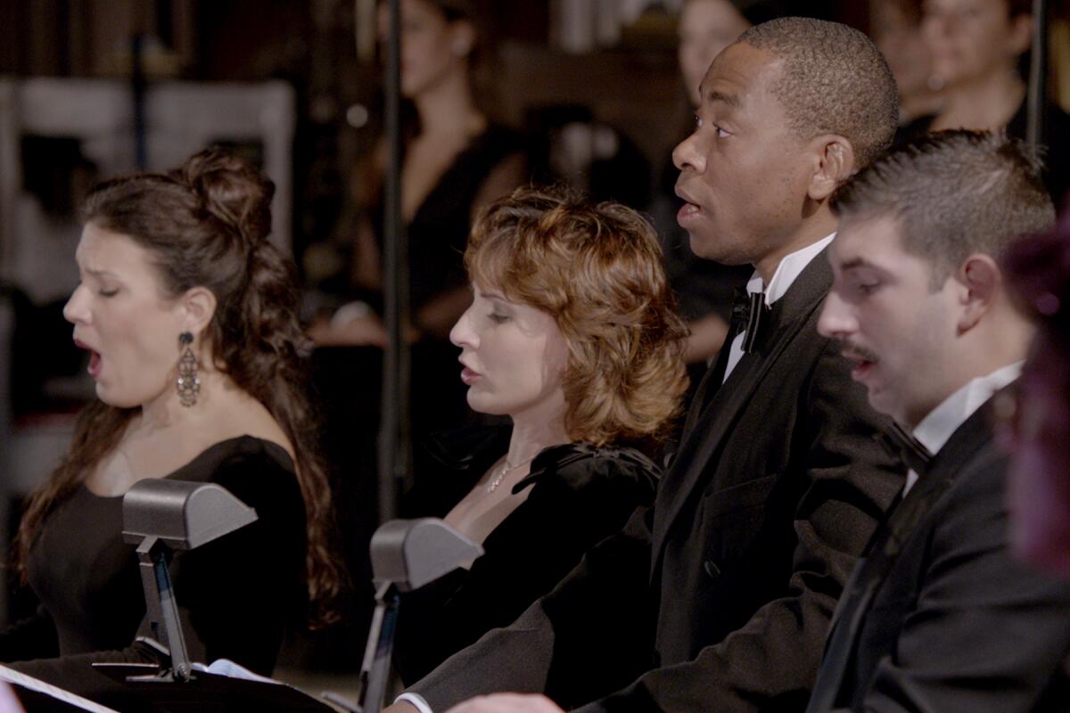 Performers from Teatro Lirico di Cagliari sing "The Oratorio" on PBS.