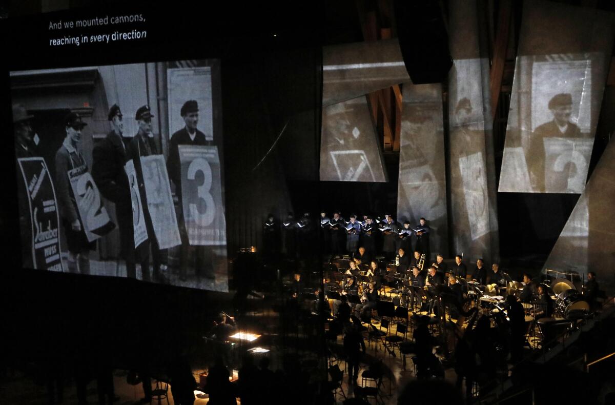 The L.A. Phil and the Los Angeles Master Chorale perform “Berlin Requiem.” 