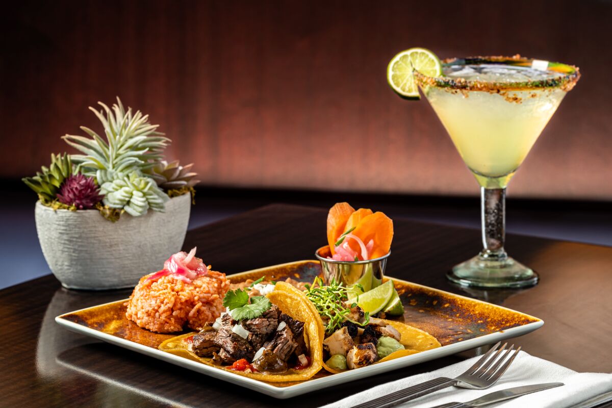 Dishes at the newly opened 1882 Cantina at Pechanga Resort Casino in Temecula.