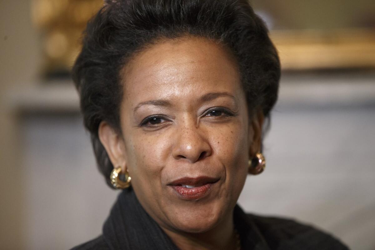 Loretta Lynch, President Obama's nominee to be attorney general.