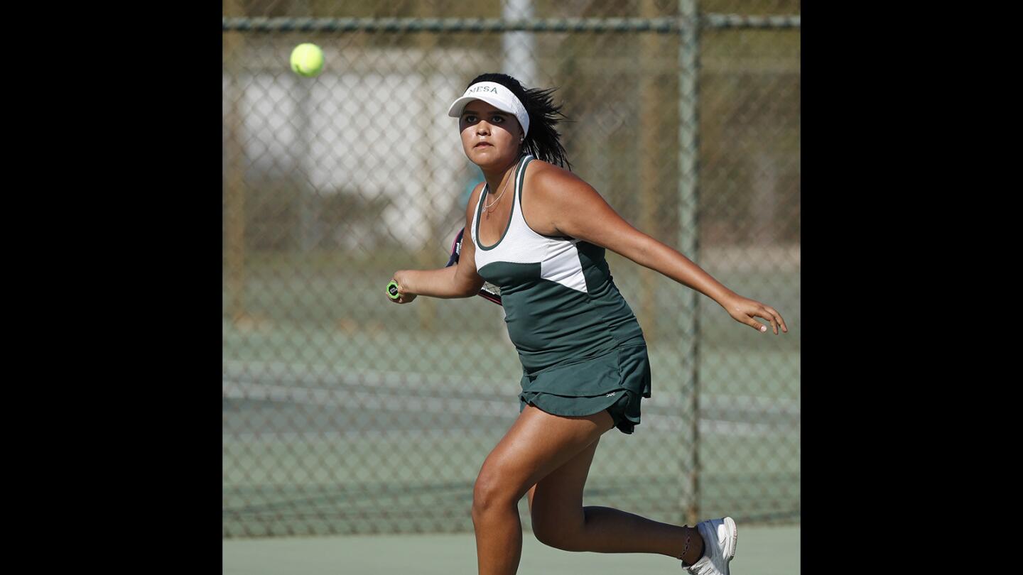 Photo Gallery: Battle for the Bell girls' tennis
